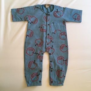 NYC🍎 Block Printed Romper